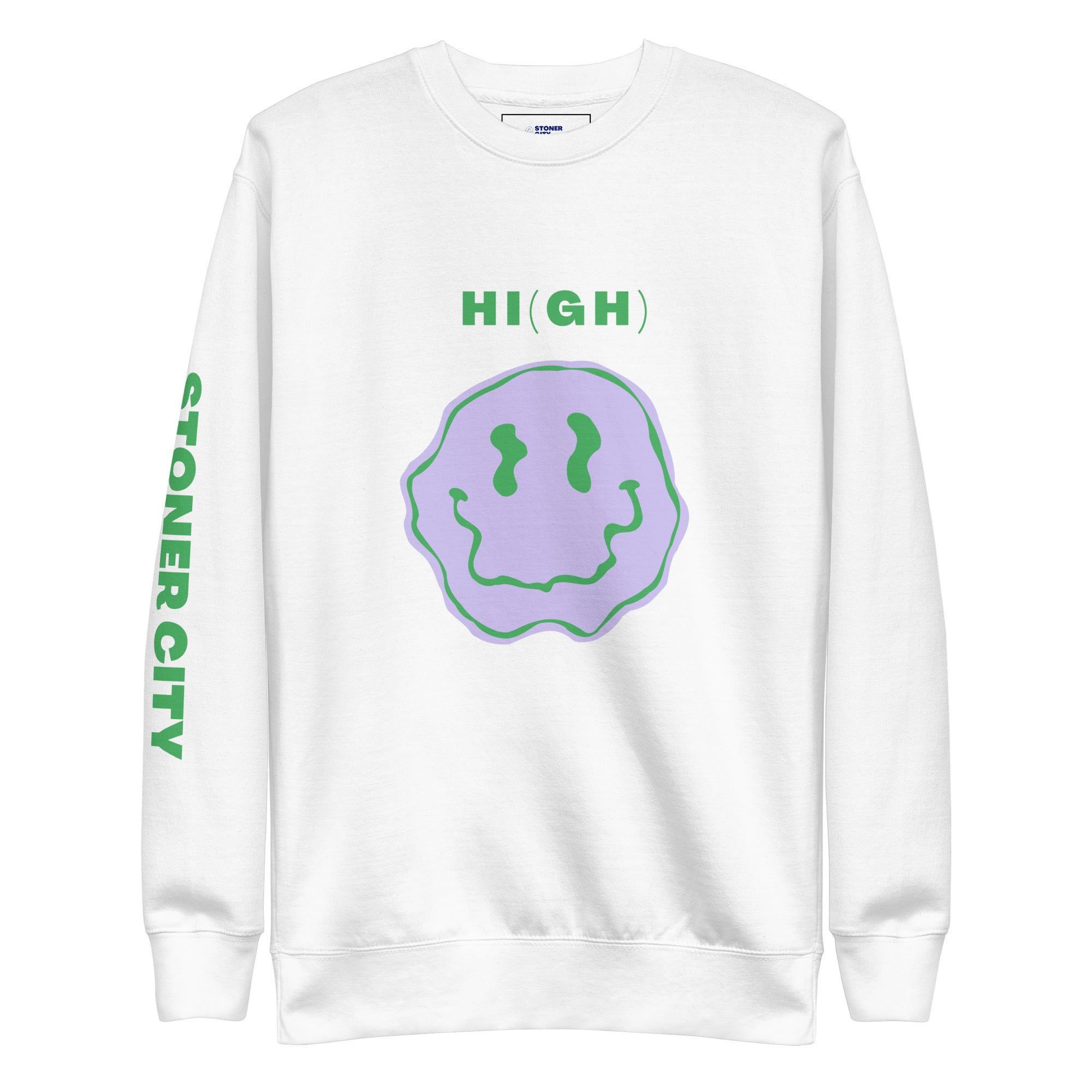 Stoner City Sleeve High Unisex Premium Sweatshirt